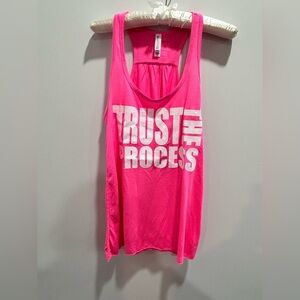 🌸 Bella + Canvas Women’s Tank Top – Pink, Trust the Process 🌸